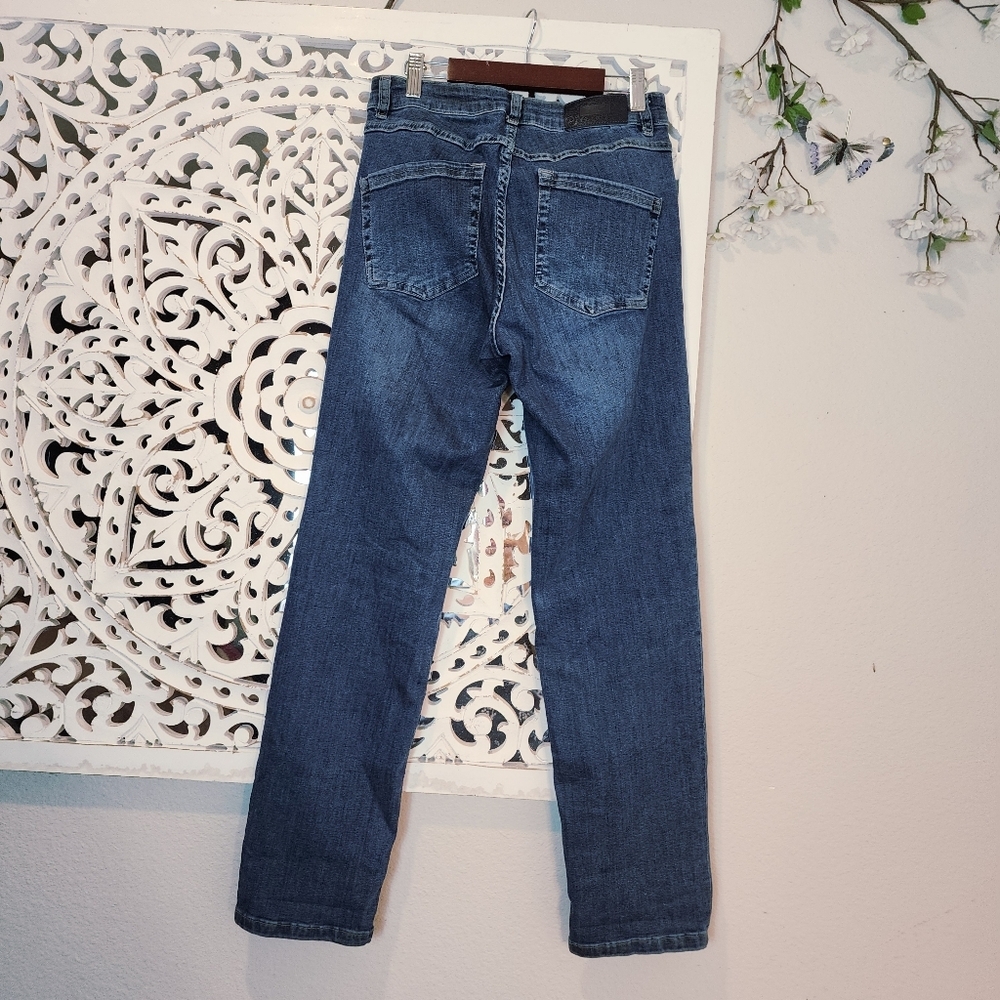 PARAMI JEANS LOOSE LEG HIGH WAIST AIR BLUE FROM TURKEY WOMENS SIZE  EU W:36 L:30 - Picture 13 of 14